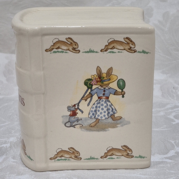 Royal Doulton Other - Bunnykins Royal Doulton Book shaped Coin Bank